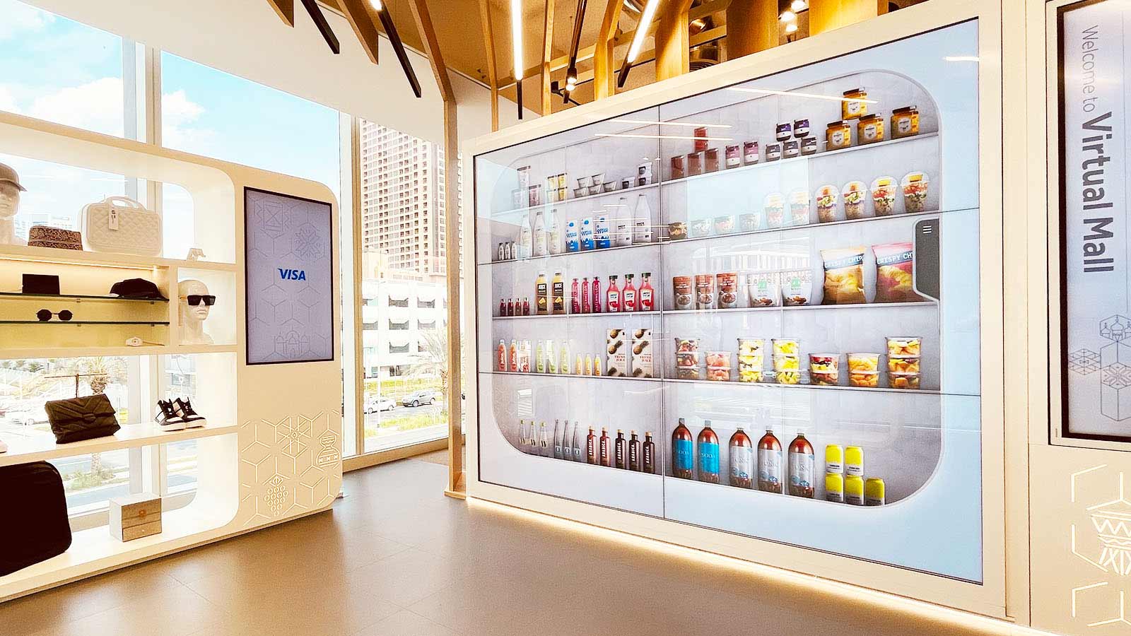 A smart retail zone at the Dubai Innovation Center