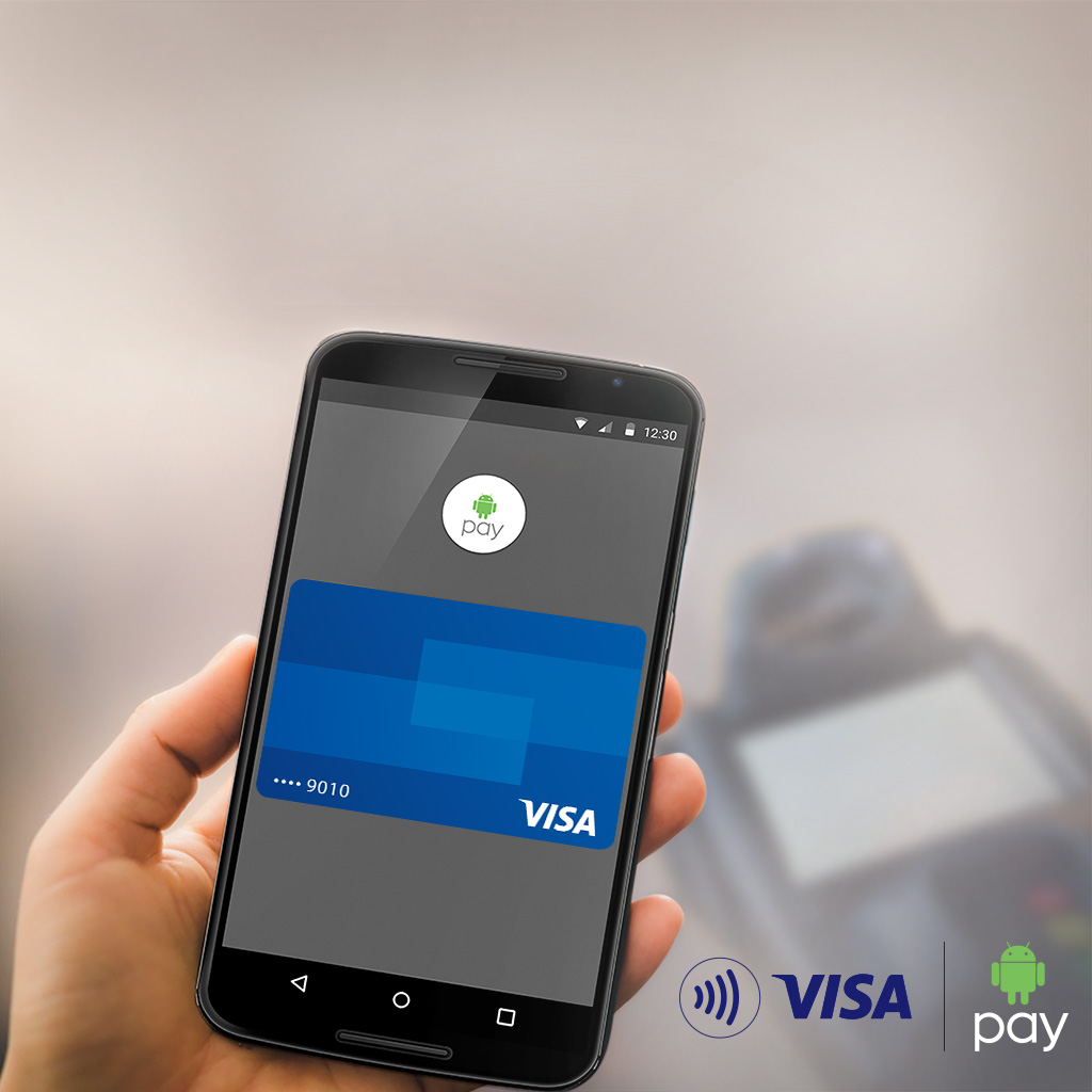 Chip card and a cup of coffee