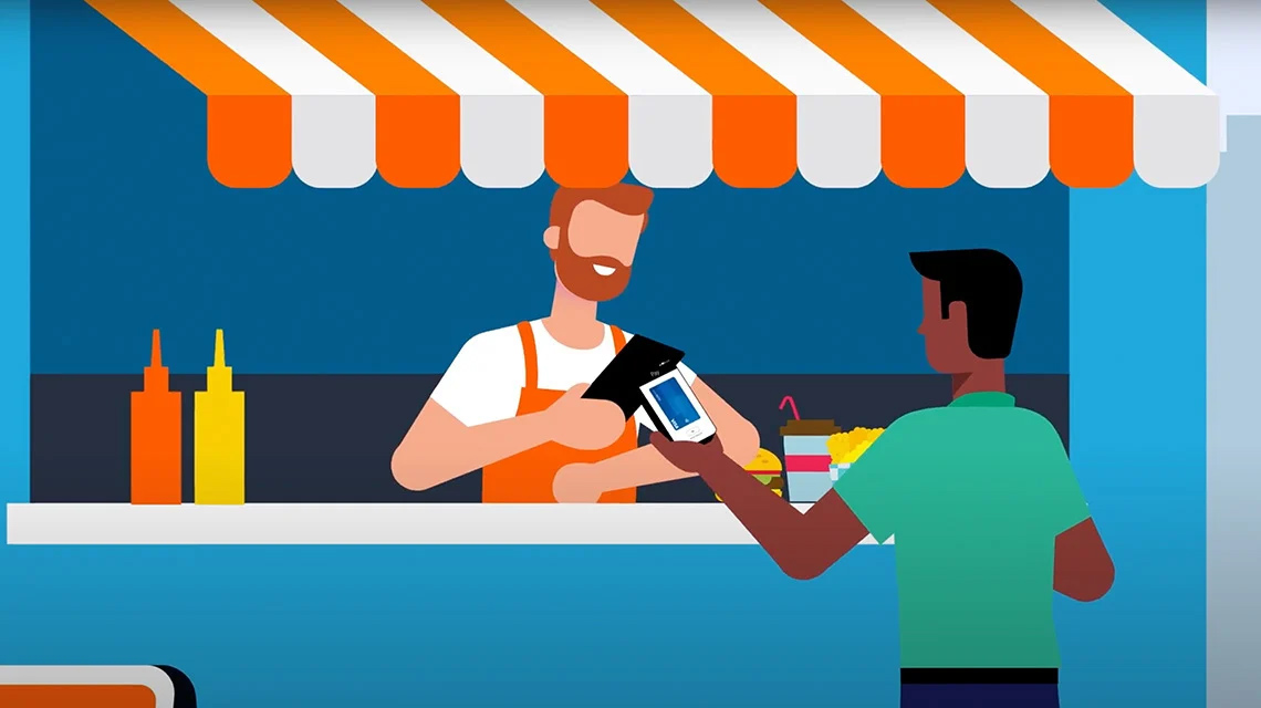 animated shop payment